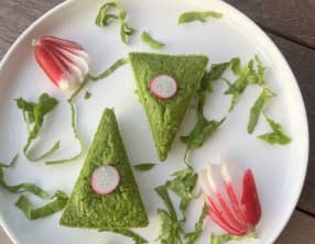 Flans anti-gaspi aux fanes de radis