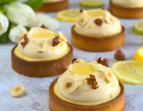 La tartelette aux citrons et à la noisette