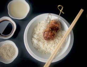 Boulettes de poulet japonaises tsukune