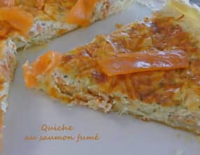 Quiche au saumon fumé