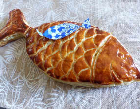 Poisson d'avril à la pistache