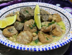 Sfiria aux pommes de terre et viande hachée à la fleur d'oranger