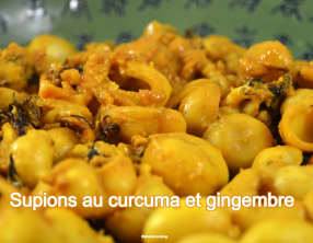 Supions au curcuma et gingembre