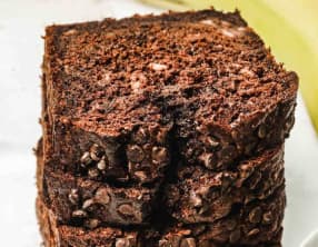 Cake banane chocolat moelleux