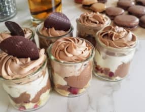 Mousse aux trois chocolats sans sucre ajouté