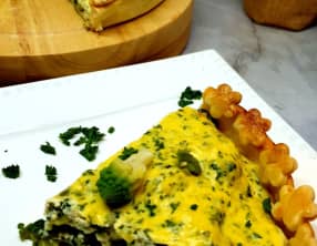 Quiche printanière aux légumes