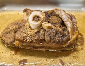 Jarret de boeuf au four vapeur