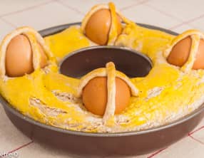 Pizza de Pâques aux épinards et à la ricotta