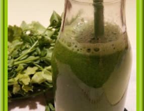 Jus de persil et concombre
