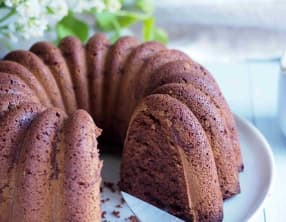 Bundt Cake Chocolat et sa Crème Anglaise