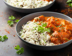 Poulet à la crème de tomate