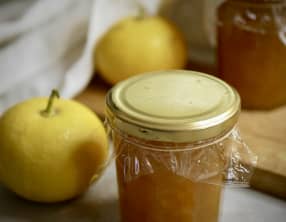 Marmelade de pamplemousses bio au basilic