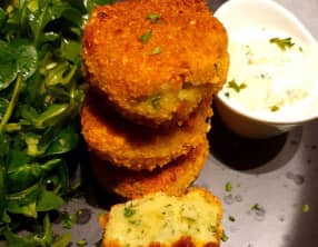 Croquettes de poisson à la coriandre