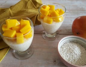 Perles du japon au lait de coco et mangue