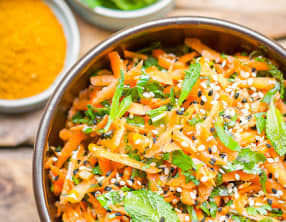 Carottes râpées à la marocaine