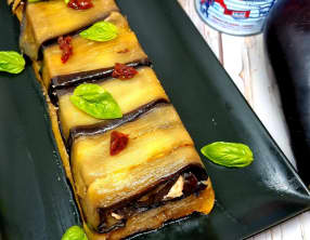 Tatin d'aubergines à l'érable