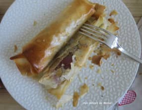 Croustillants aux asperges vertes, bresaola et parmesan