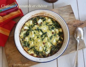 Clafoutis épinards et chèvre