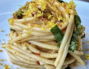 Spaghetti à la poutargue