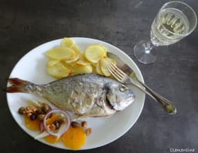Daurade au gratin