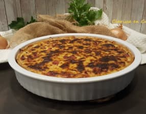 Tarte à l’oignon alsacienne allégée