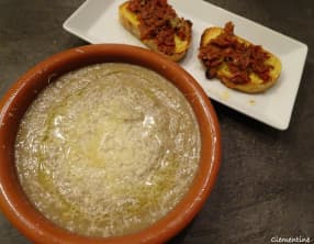 Velouté d'artichauts et topinambours