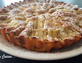 Gâteau rhubarbe en soleil