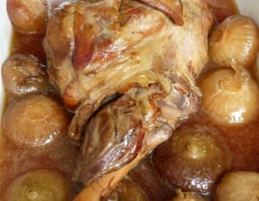 Gigot d'agneau au rhum