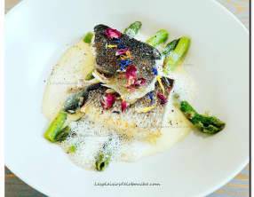 Poisson et asperges au beurre blanc