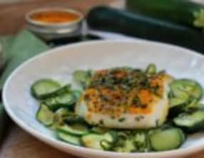 Cabillaud en croûte d'herbes et d'épices