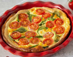 Flan de thon et tomates