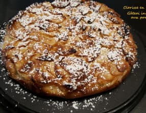 Gâteau invisible aux pommes