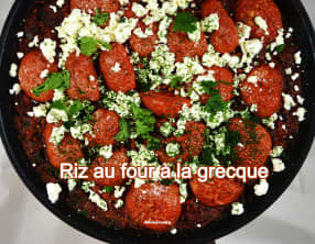 Riz au four à la grecque