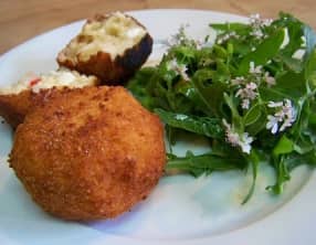 Arancinis mozzarella di buffala