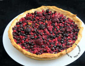 Tarte aux fruits rouges