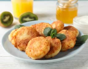 Pancake léger au fromage blanc