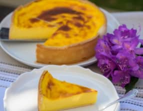 Flan pâtissier à la bergamote