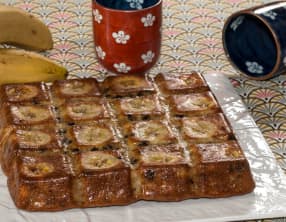 Moelleux à la banane aux pépites de chocolat