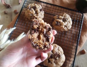 Cookies au praliné vegan