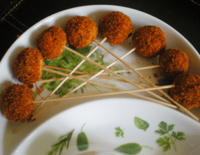 Cake pops au fromage et pain d'épices