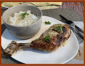 Poulet au lait de coco et citron