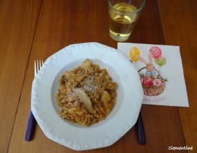 Fregola sarda aux artichauts et pecorino