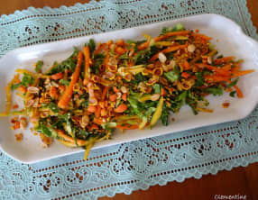 Salade de chou et mangue