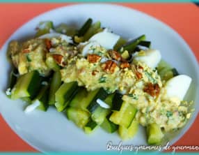 Salade de courgettes aux herbes