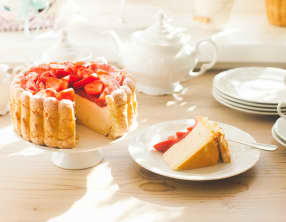 Charlotte aux fraises et mascarpone