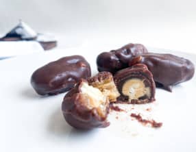 Bouchées glacées façon Snickers