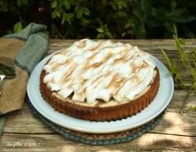 Tarte renversée rhubarbe fraises