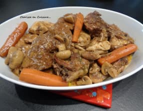 Pintade à la moutarde à l’ancienne