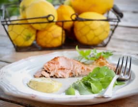 Filet de saumon fumé au citron