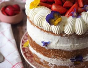 Naked Cake Fraise